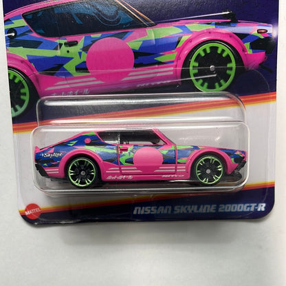Hot Wheels 1/64 Neon Speeders Nissan Skyline 2000GT-R Pink & Green