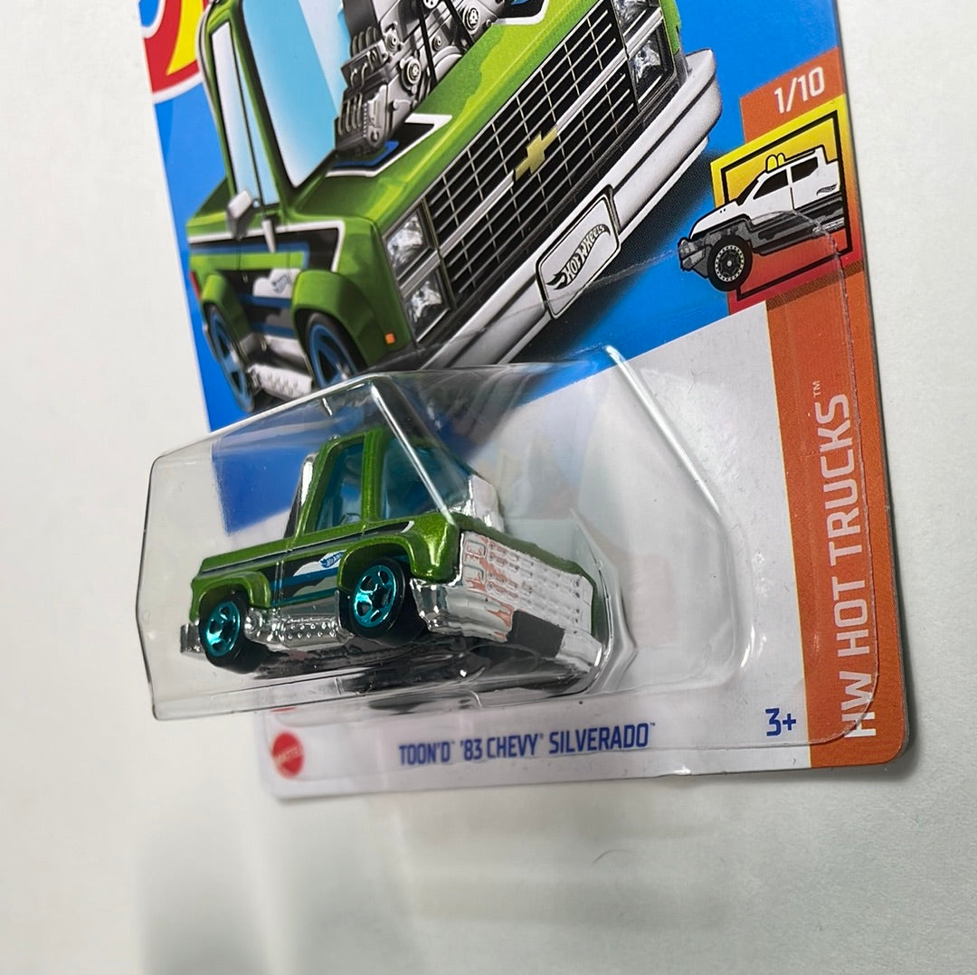 Hot Wheels 1/64 Toon’d ‘83 Chevy Silverado Green