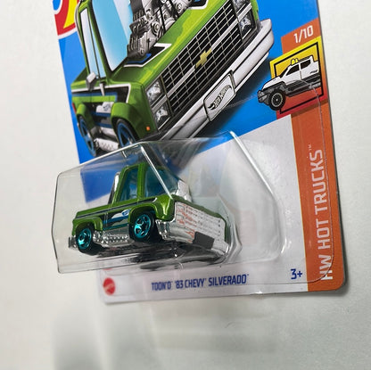 Hot Wheels 1/64 Toon’d ‘83 Chevy Silverado Green