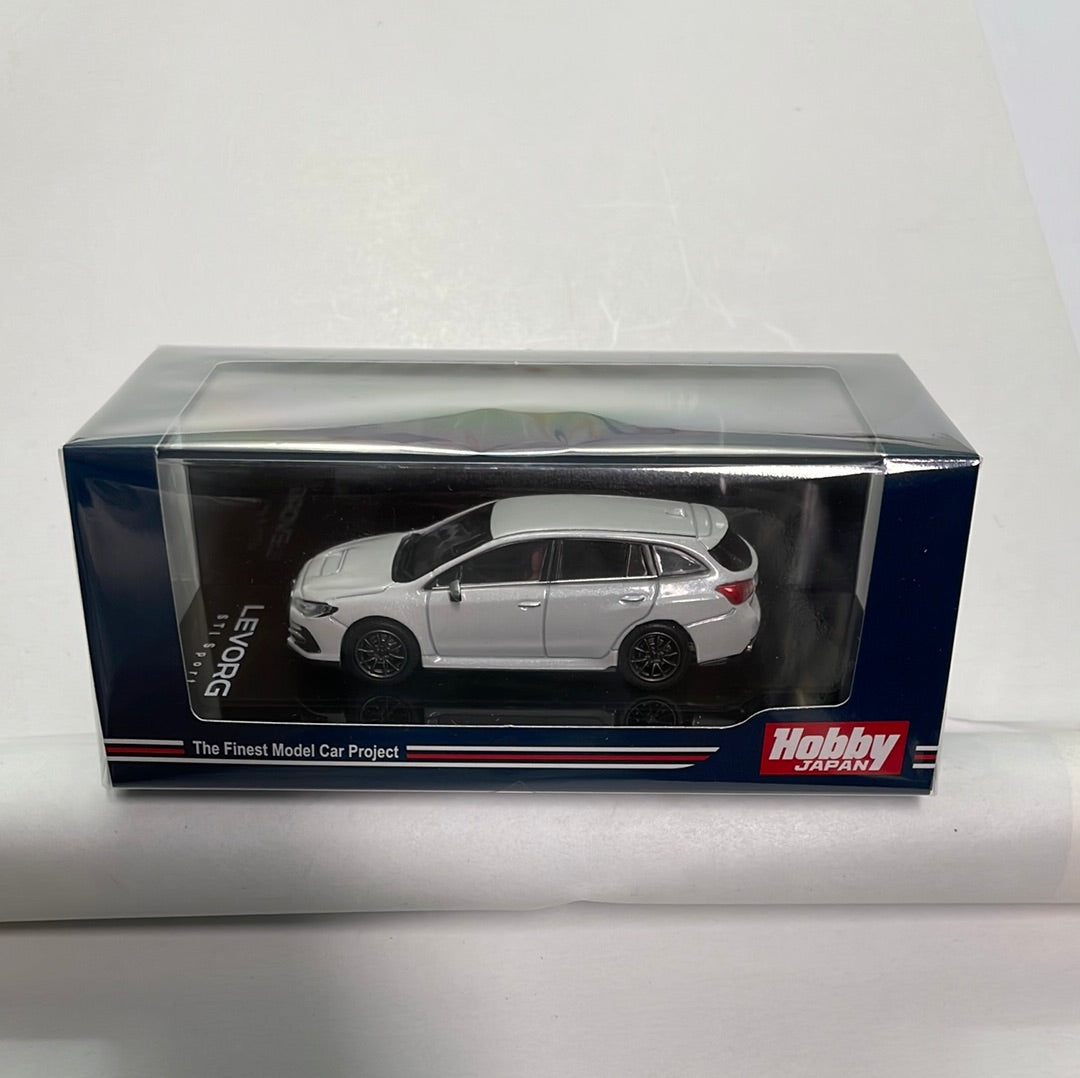 Hobby Japan 1/64  Subaru Levorg STI Sport EyeSight (VM / F type) Crystal White Pearl