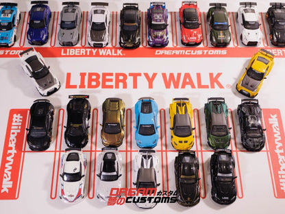 Dream Customs 1/64 Liberty Walk Desktop Diorama (Crimson Red)