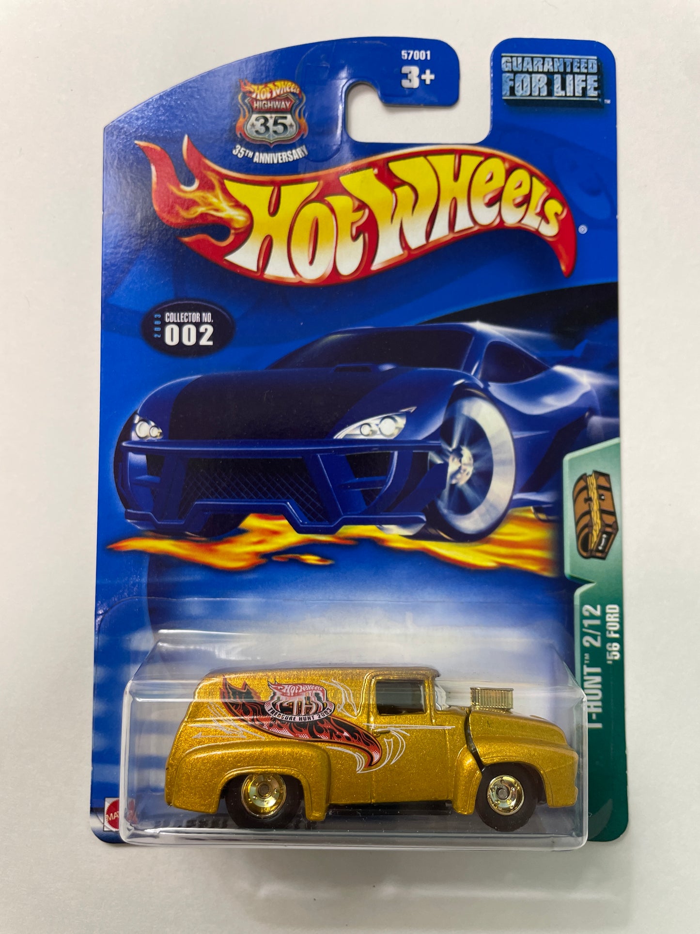 Hot Wheels 1/64 Treasure Hunt ‘56 Ford Gold