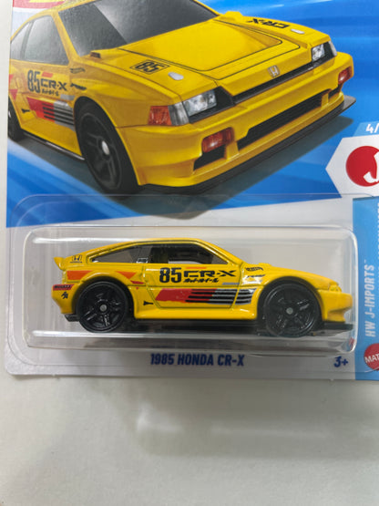 Hot Wheels 1/64 1985 Honda CR-X Yellow