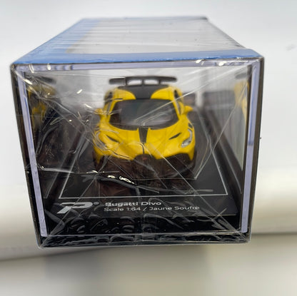 Postercars 1/64 n19 Hypercar League Collection Bugatti Divo Jaune Soufre Yellow