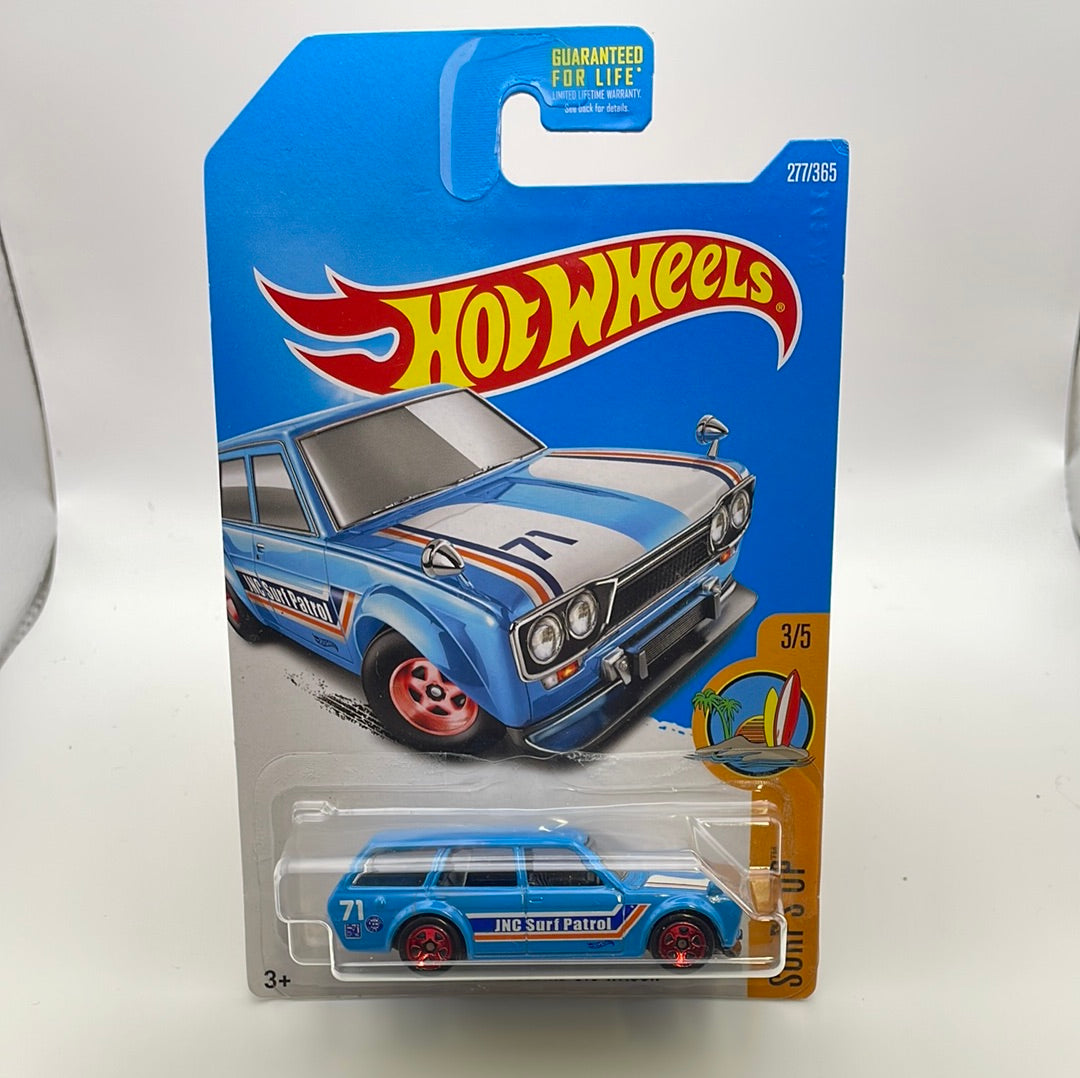 Hot Wheels 1/64 ‘71 Datsun Bluebird 510 Wagon Blue