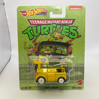 Hot Wheels 1/64  Entertainment Teenage Mutant Ninja Turtles Party Wagon Yellow