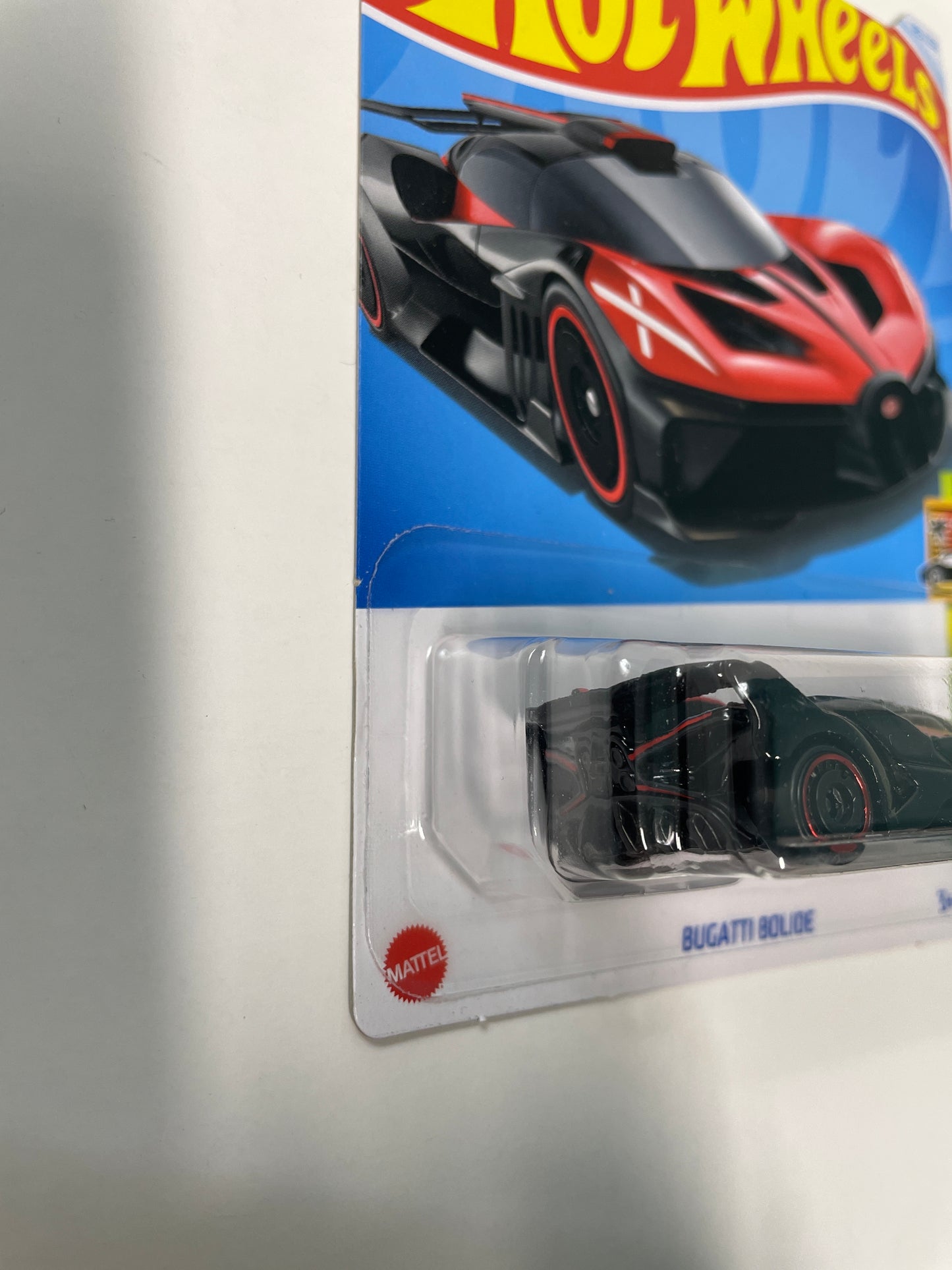 Hot Wheels 1/64 Bugatti Bolide Black & Red