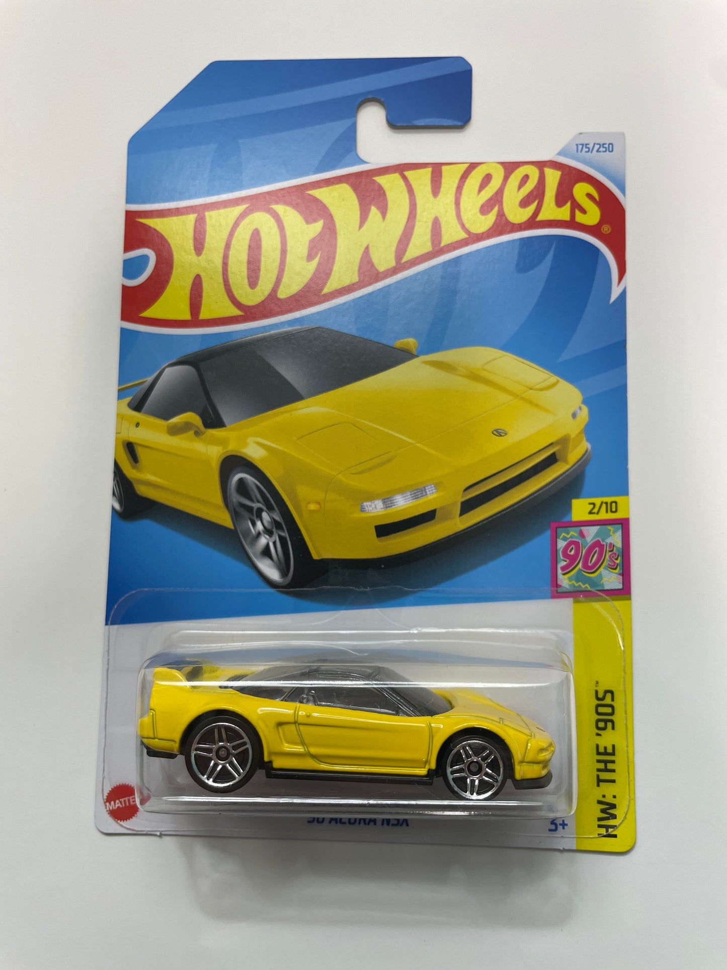 Hot Wheels 1/64 ‘90 Acura NSX Yellow