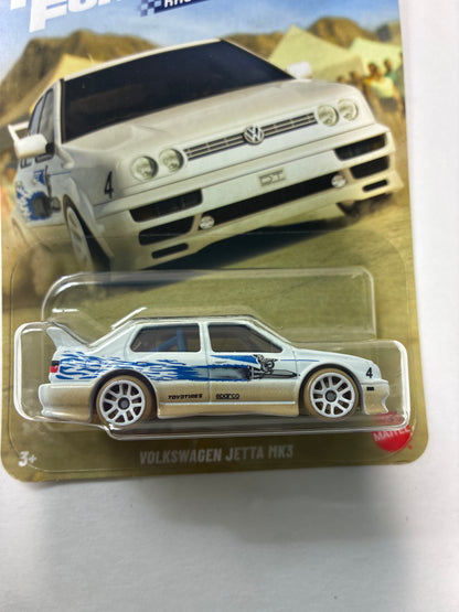 Hot Wheels 1/64 Silver Series Fast and Furious Race-Off Volkswagen Jetta MK3 White - JKX17