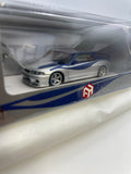 Focal Horizon 1/64 Nissan Skyline GT-R BCNR33 Fast And Furious Silver & Blue - Damaged Box