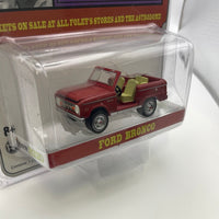 Greenlight 1/64 Hobby Exclusive Houston Rodeo Elvis Ford Bronco Red