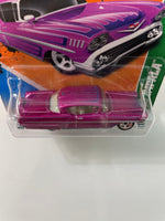 Hot Wheels 1/64 Treasure Hunt ‘58 Chevy Impala Short Card Purple