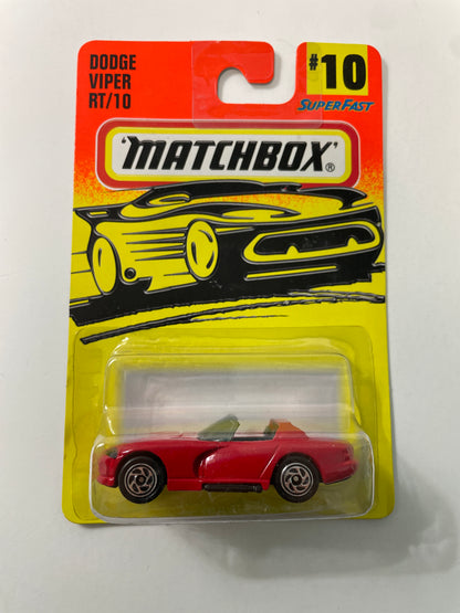 Matchbox 1/64 SuperFast Dodge Viper RT/10 Red
