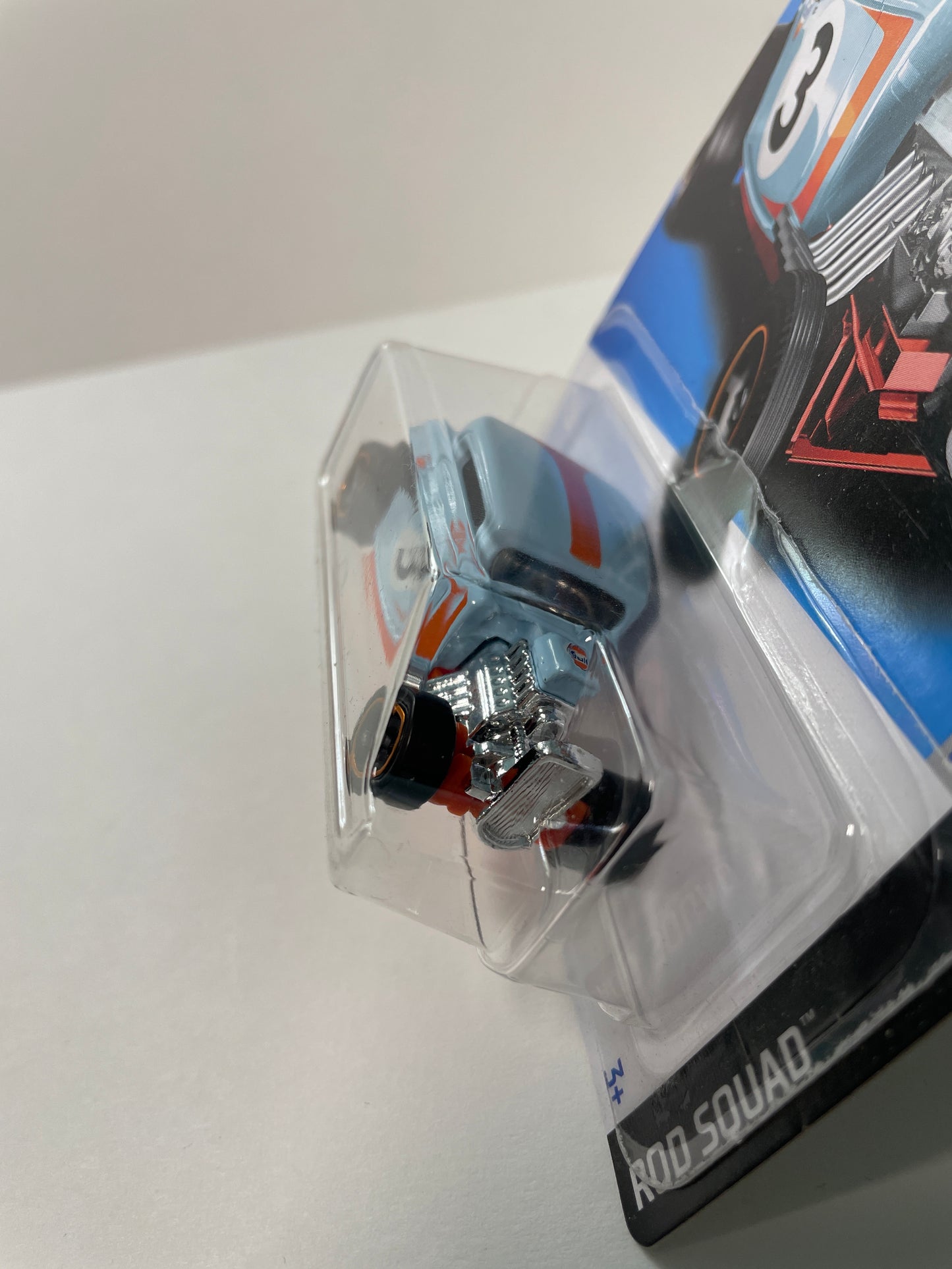 Hot Wheels 164 ‘32 Ford Gulf #3 Blue - Damaged Box