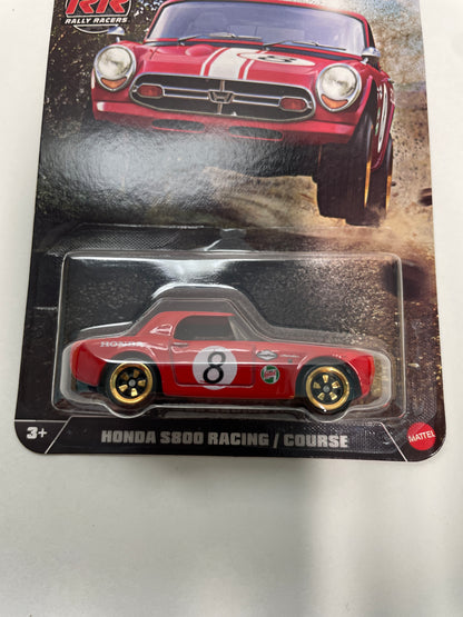 Hot Wheels 1/64 Silver Series Rally Racers Honda S800 Racing/ Course Red - JKX62