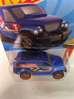 Hot Wheels 1/64 Power Panel Blue - Damaged Box