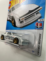 Hot Wheels 1/64 Mazda RX-7 Police White - Damaged Card