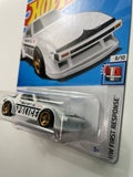 Hot Wheels 1/64 Mazda RX-7 Police White - Damaged Card