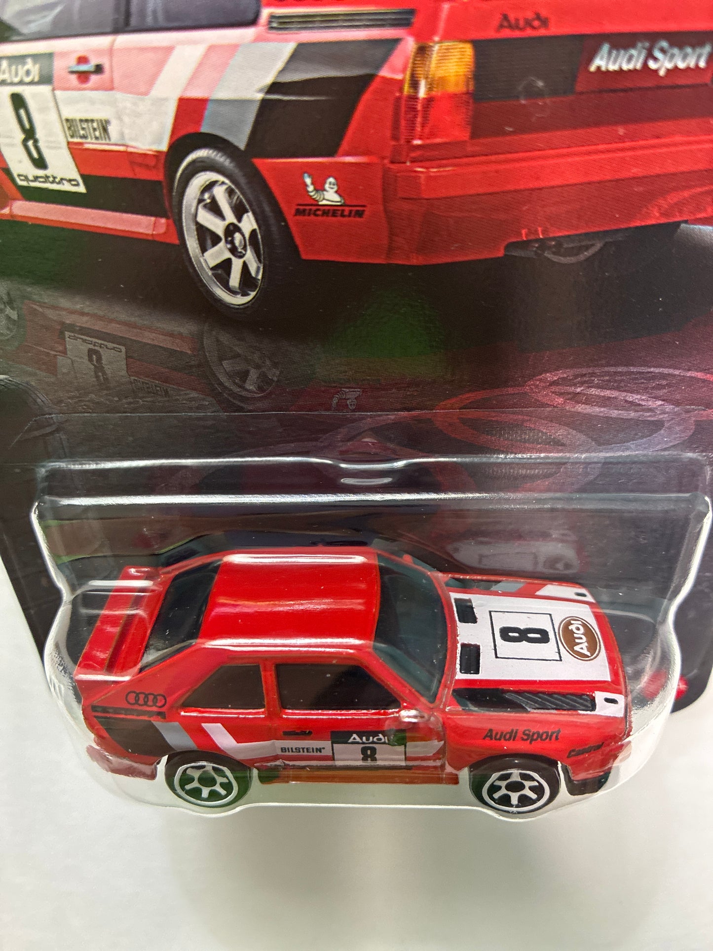 Hot Wheels 1/64 Silver Series '84 Audi Sport Quattro Red - JKY19