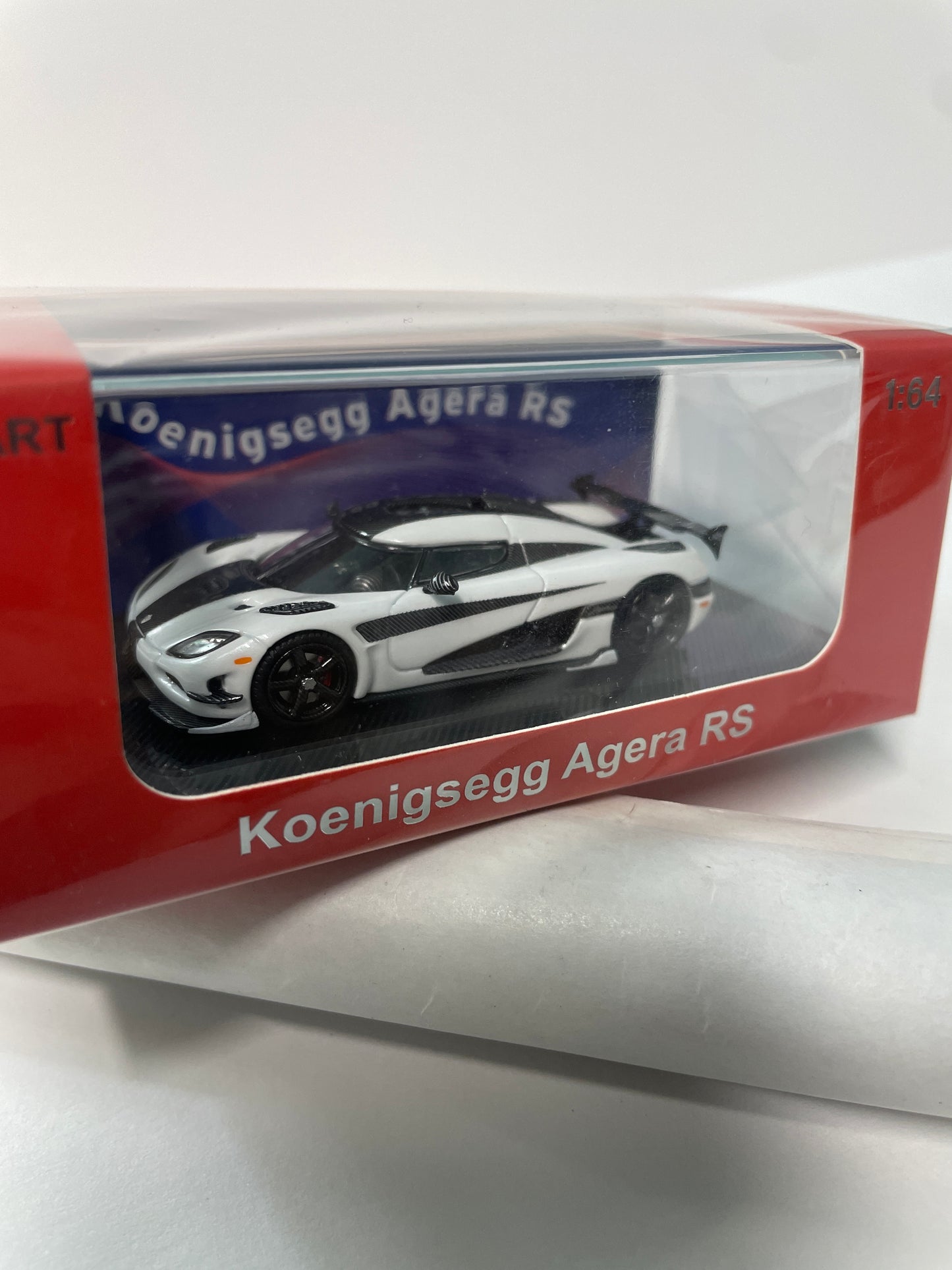 SmallCar Art 1/64 Koenigsegg Agera RS White