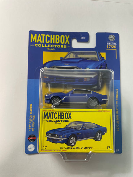 Matchbox Collectors 1/64 1977 Aston Martin V8 Vantage Blue