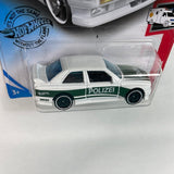 Hot Wheels 1/64 ‘92 BMW M3 Polizei White & Green