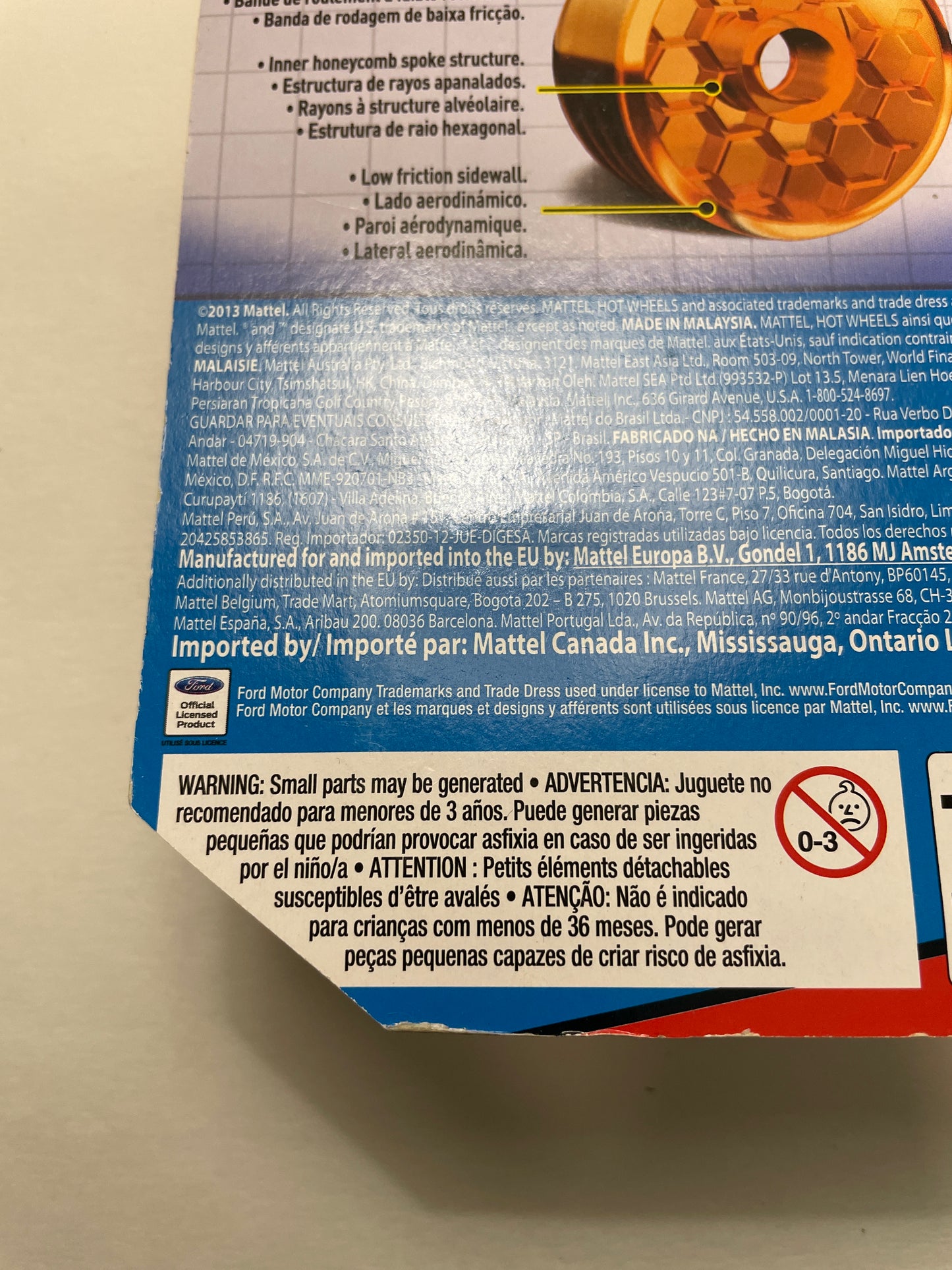 Hot Wheels 1/64 High Speed Wheels Track Stars Ford GTX-1 Red BDW24