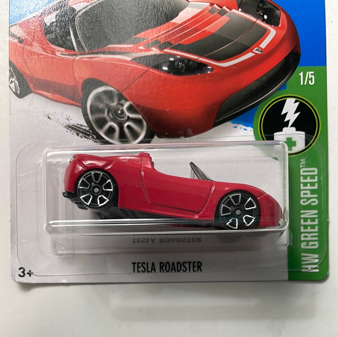 Hot Wheels 1/64 Tesla Roadster Red