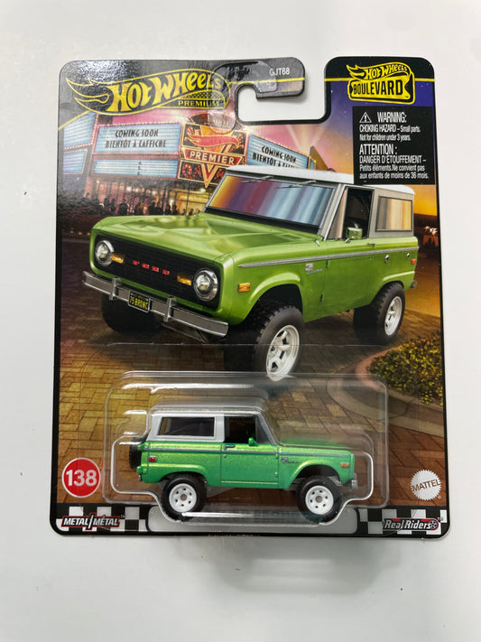 Hot Wheels 1/64 '75 Ford Bronco Green - JBL12