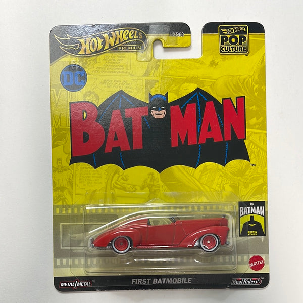 Hot Wheels 1/64 Pop Culture Batman First Batmobile Red