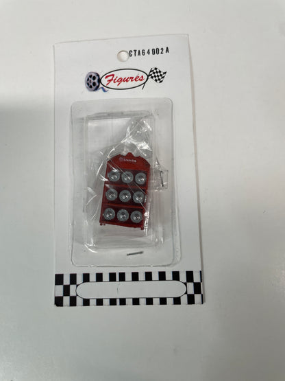 Figures 1/64 Wardrobe w/ Brake Discs Red