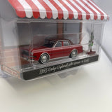 1/64 Greenlight The Hobby Shop Series 15 1983 Dodge Diplomat w/ Woman In Dress Red