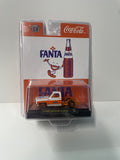 1/64 M2 Machines Coca Cola Fanta 1975 GMC Sierra Grande 15 - Custom Orange & White