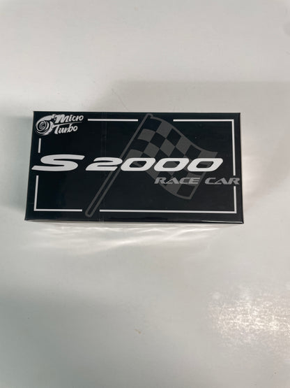 Micro Turbo 1/64 Honda S2000 Race Car Metallic White