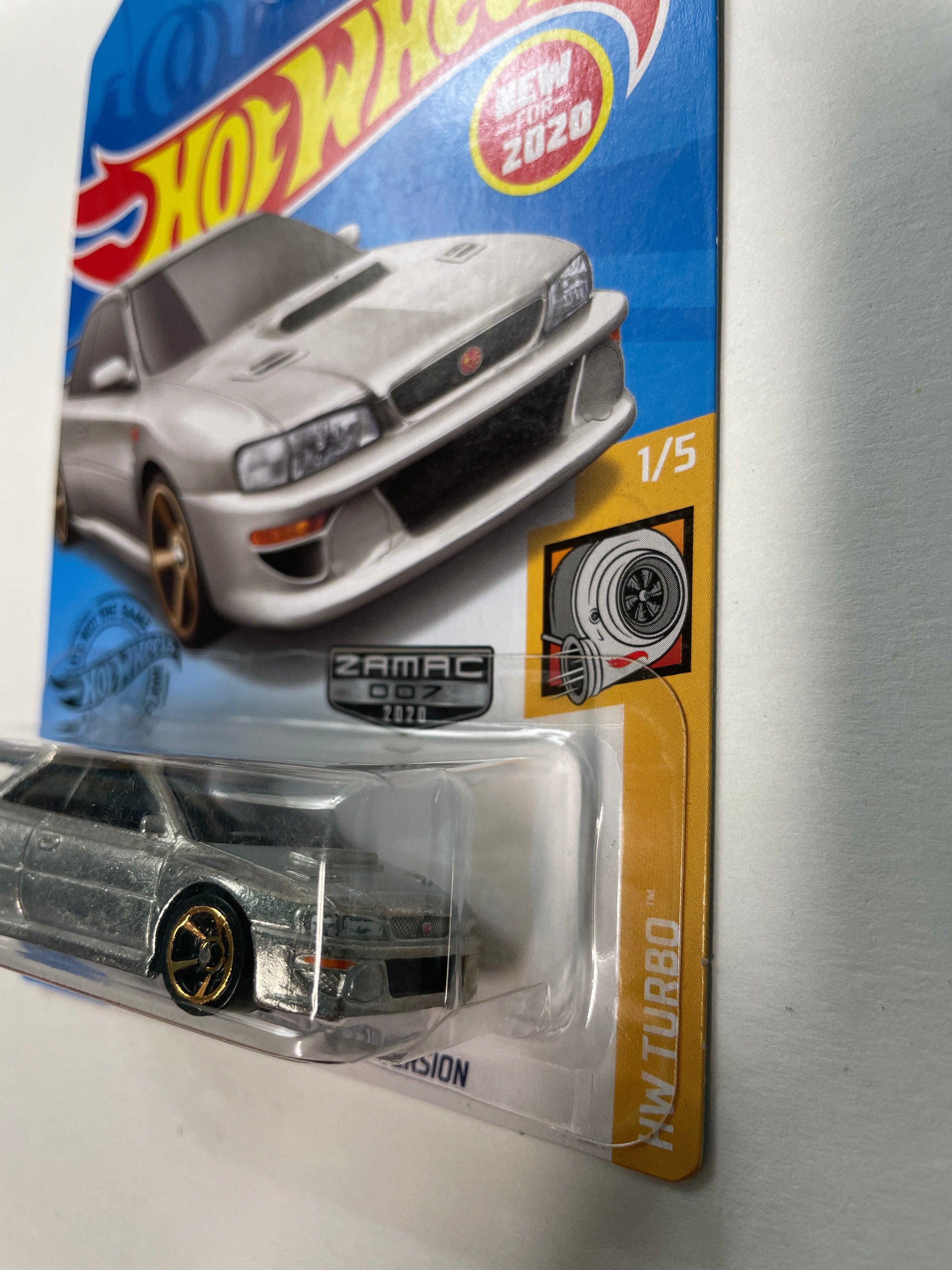 Hot Wheels 1/64 Zamac '98 Subaru Impreza 22B STi-Version - Damaged