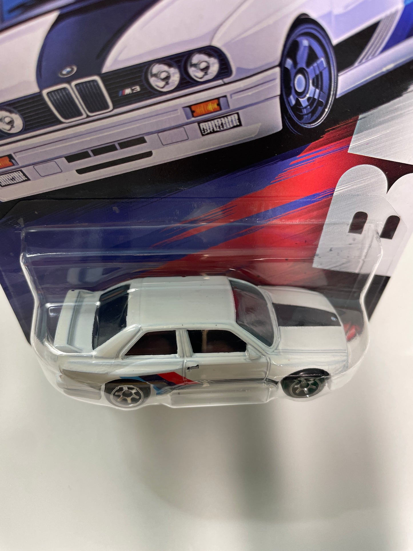 Hot Wheels 1/64 BMW Silver Series 1992 BMW M3 White
