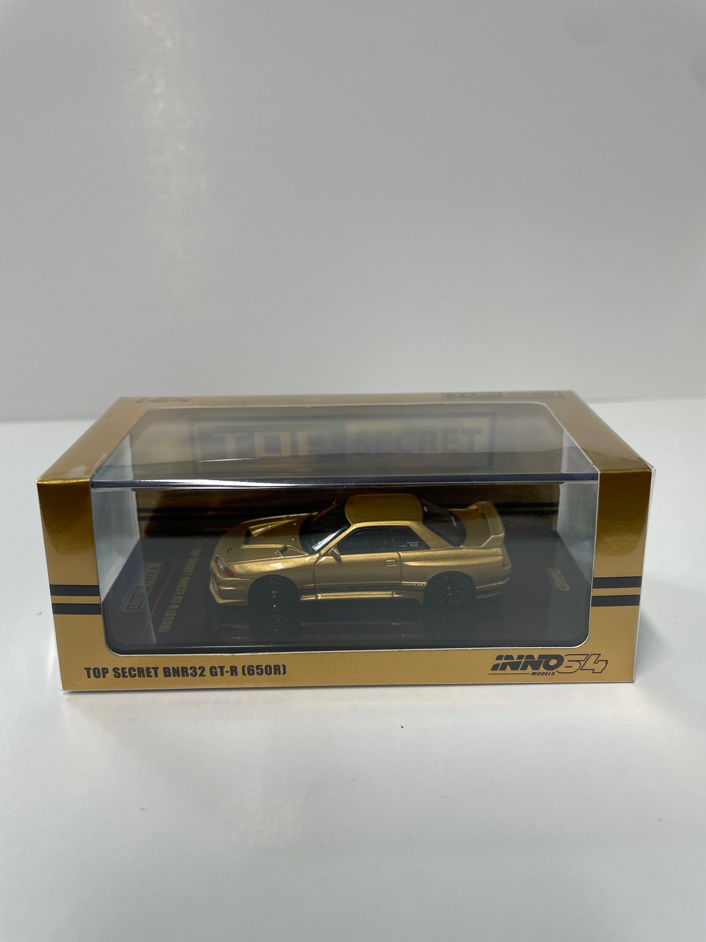 Inno64 1/64 Nissan Skyline top Secret BNR32 GT-R (650R) Gold - IN64-R32TS-650R