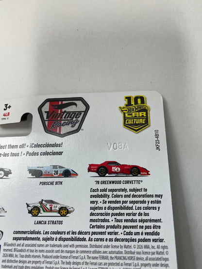 *Chase* Hot Wheels 1/64 Car Culture 2026 Mix T Vintage Racing Nissan Skyline GT-R (BNR32) Gold - JKF23