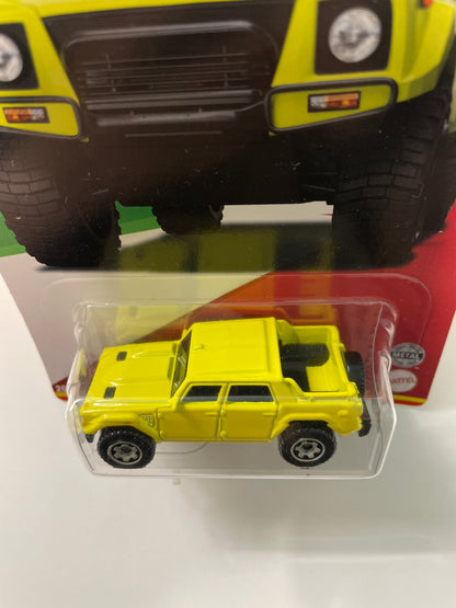 Matchbox 1/64 Lamborghini LM002 Yellow