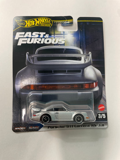 Hot Wheels 1/64 Fast & Furious Mix M Porsche 911 Carrera RS 3.8 Silver - JBM03