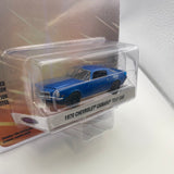 1/64 Greenlight Detroit Speed Inc. 1970 Chevrolet Camaro Test Car Blue