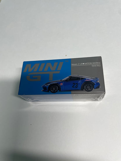Mini GT 1/64 Nissan Z LB★NATION WORKS Seiran Blue