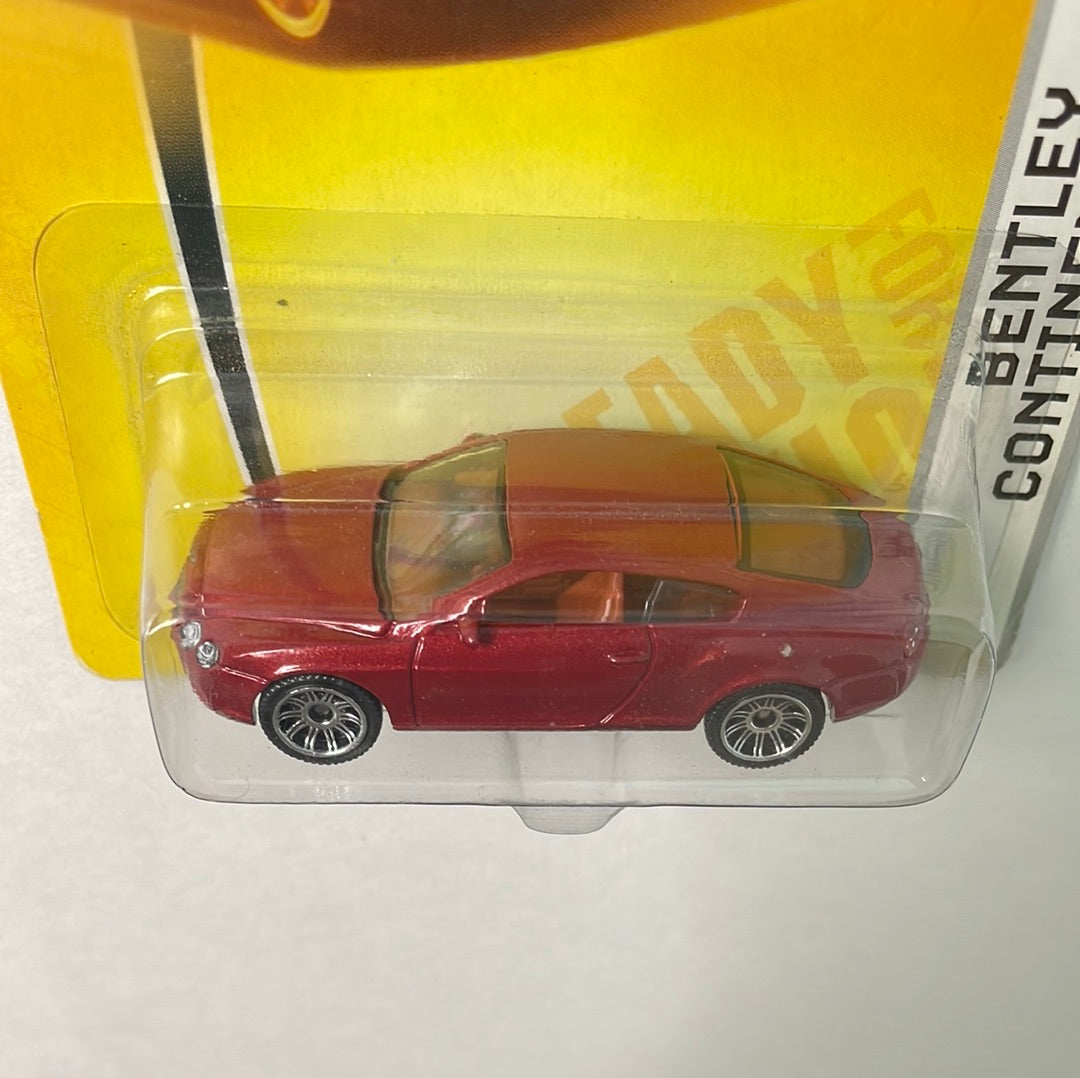 Matchbox 1/64 Bentley Continental GT Red
