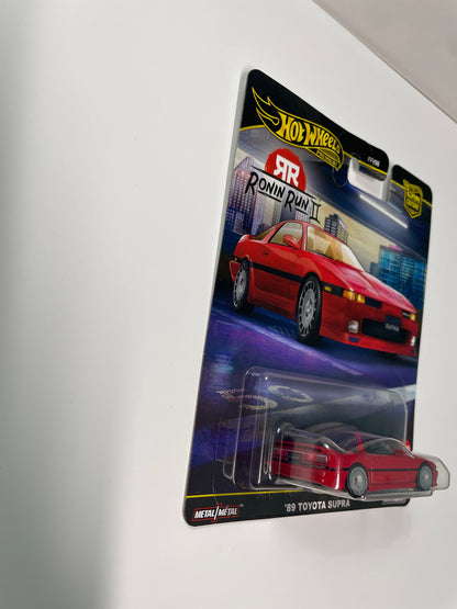 Hot Wheels 1/64 Car Culture Ronin Run II '89 Toyota Supra Red - JBK90
