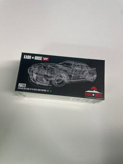 Mini GT x Kaido House 1/64 Nissan Skyline GT-R (R33) IMAI Racing V1 Green