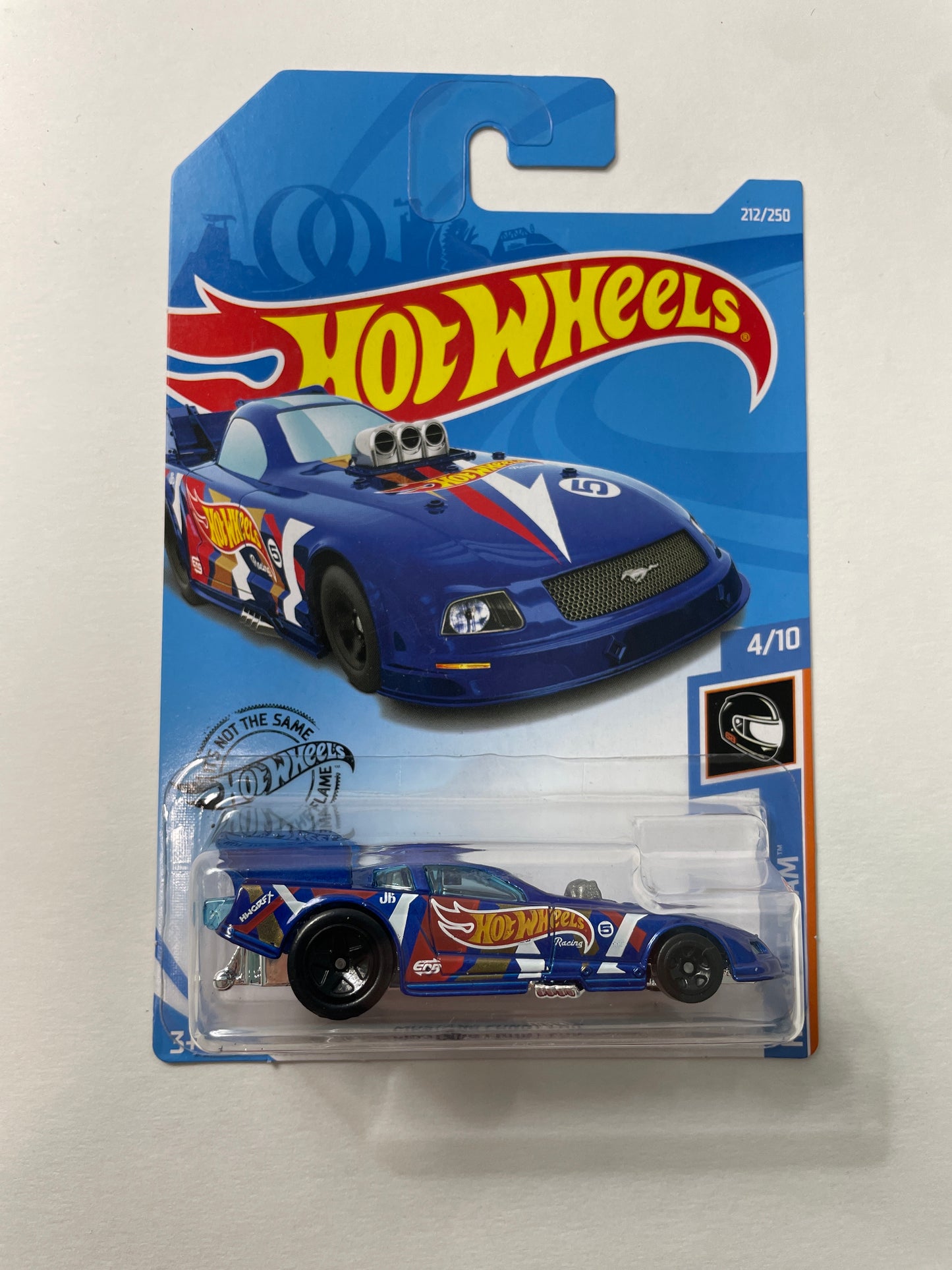 Hot Wheels 1/64 Mustang Funny Car Blue