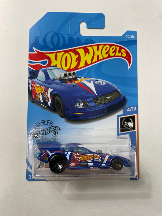 Hot Wheels 1/64 Mustang Funny Car Blue