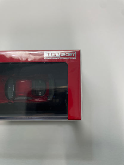 Inno64 1/64 Toyota Supra (A80) Top Secret GT300 Red - IN64- A80TS-RED - Damaged Box