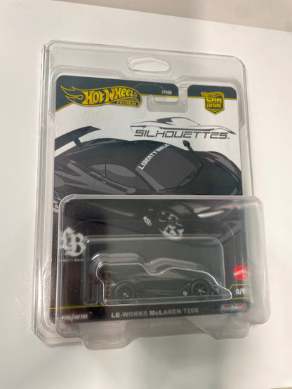 *Chase* Hot Wheels 1/64 Car Culture Silhouettes LB-Works McLaren 720S Black - JBK62