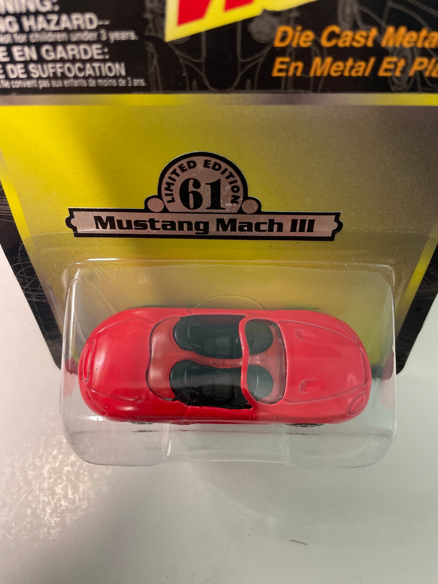Maisto 1/64 Motor Works Mustang Mach III Red - Damaged Box